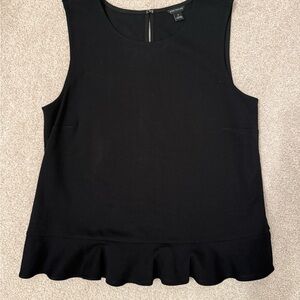 Ann Taylor Black Sleeveless Top